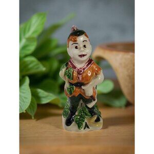 Kitsch Porcelain Peter Pan Indoor Planter/ Kitsch Robin Hood Planter/Vintage.